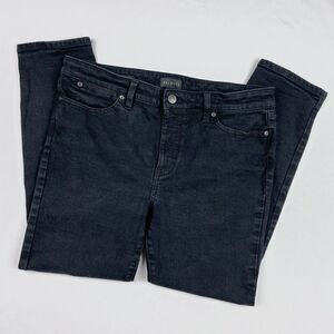 Talbots 10 Petite Slim Ankle Black Skinny Denim Jean